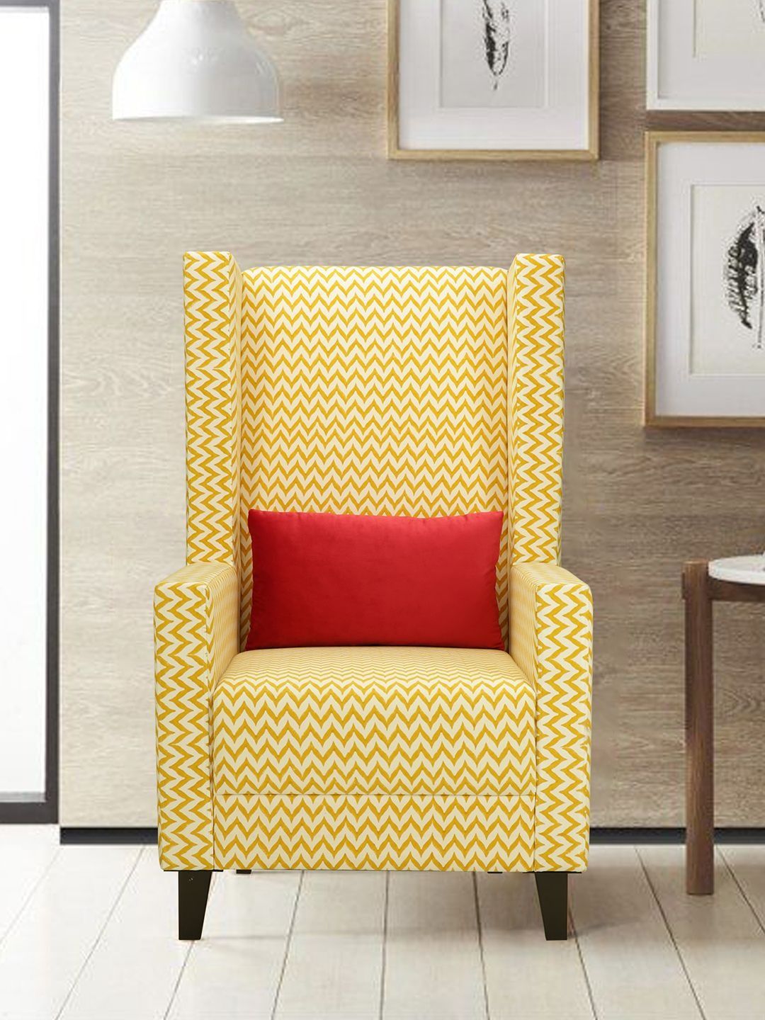 ARRA Yellow Single Seater Lounge Chair