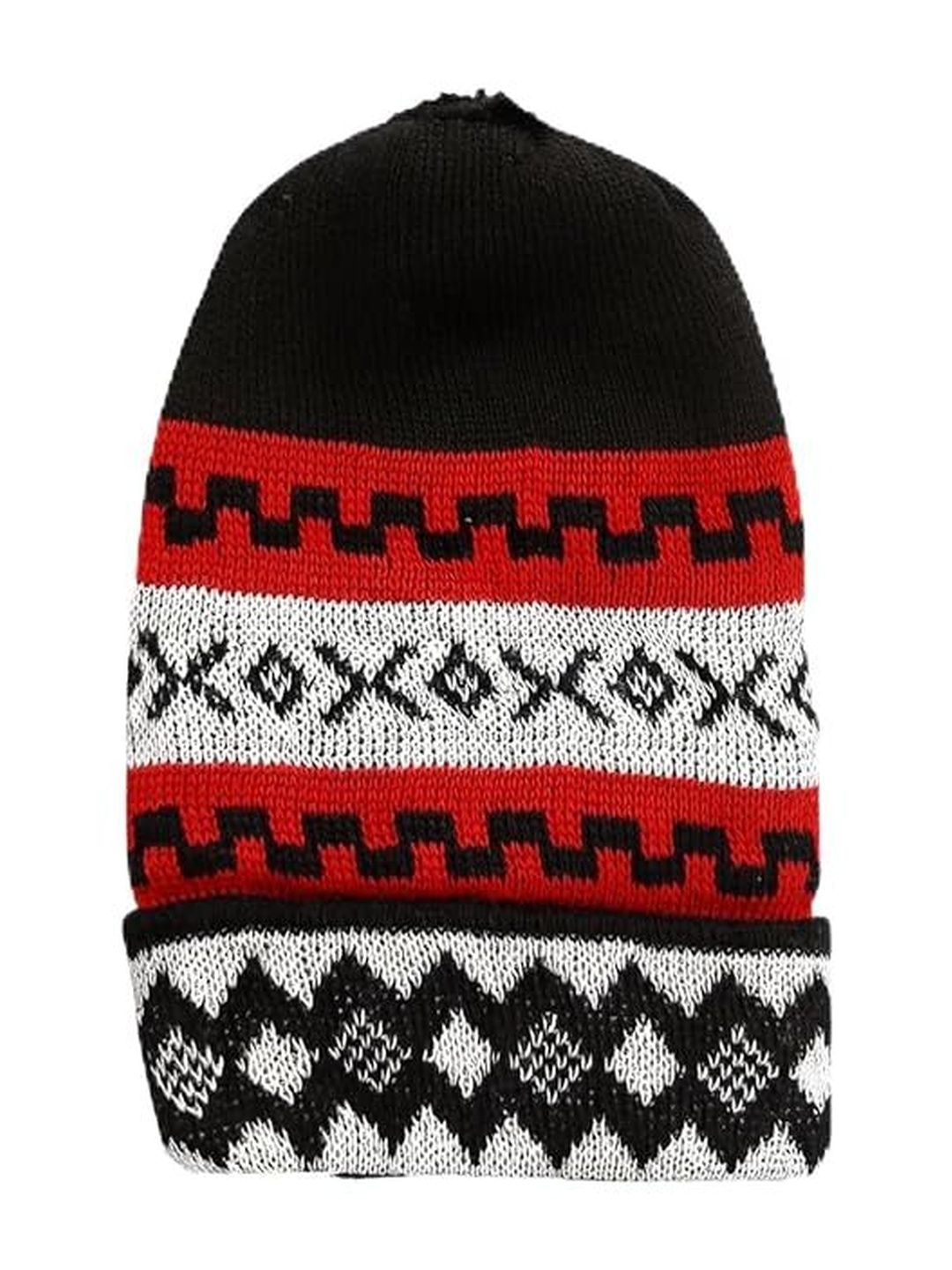 Adhigams Unisex Kids Printed Woollen Beanie-picture-18