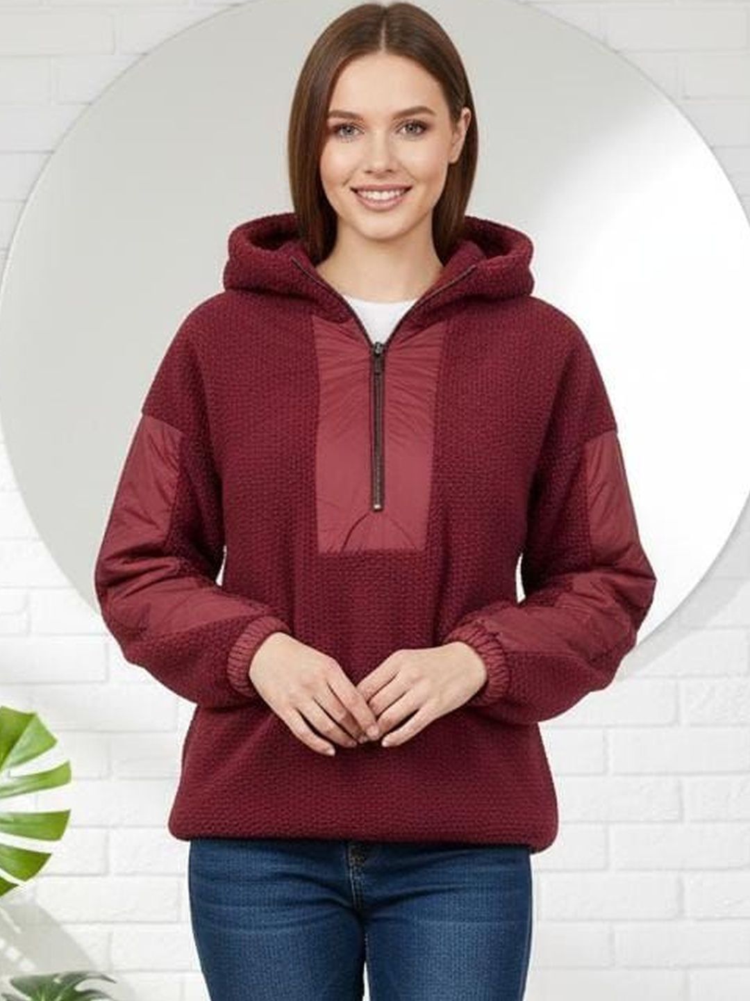 The Roadster Lifestyle Co Polyester Hooded Long Sleeve Pullover Sweatshirt-picture-43