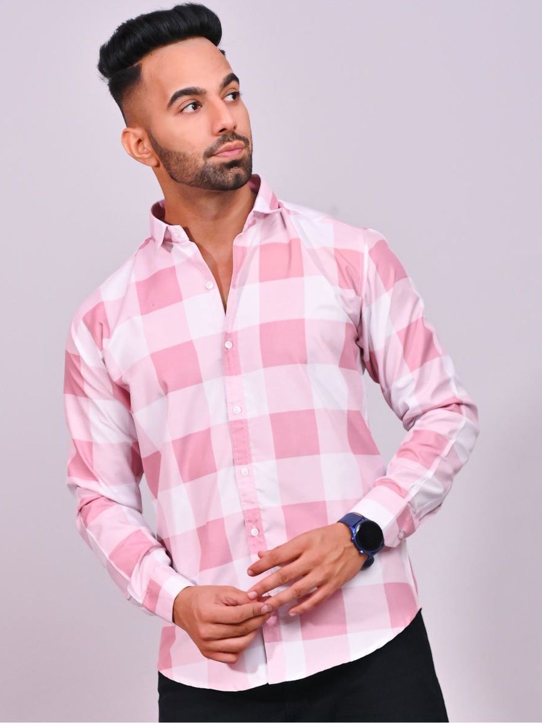 SHIRTZONE Men Standard Slim Fit Floral Printed Casual Shirt-picture-20