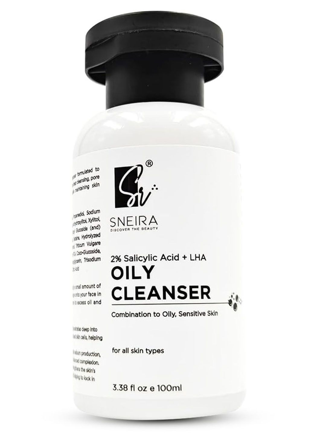 SNEIRA 2% Salicylic Acid Oily Cleanser For Oily & Acne-Prone Skin - 100 ml-image-48