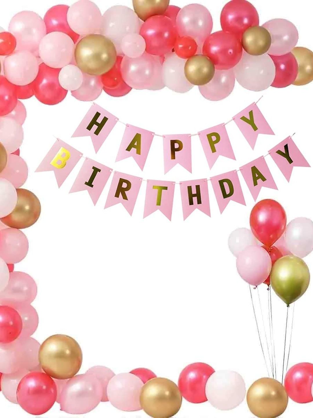 Bubble Trouble 41Pcs Happy Birthday Balloons & Banner Decorations-picture-30