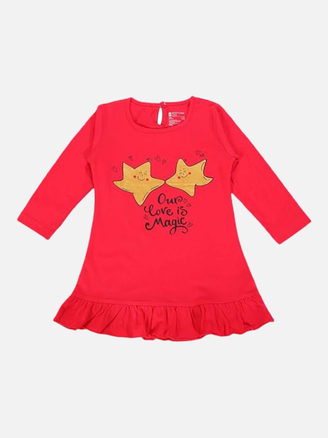 Bodycare Red A-Line Dress-picture-11