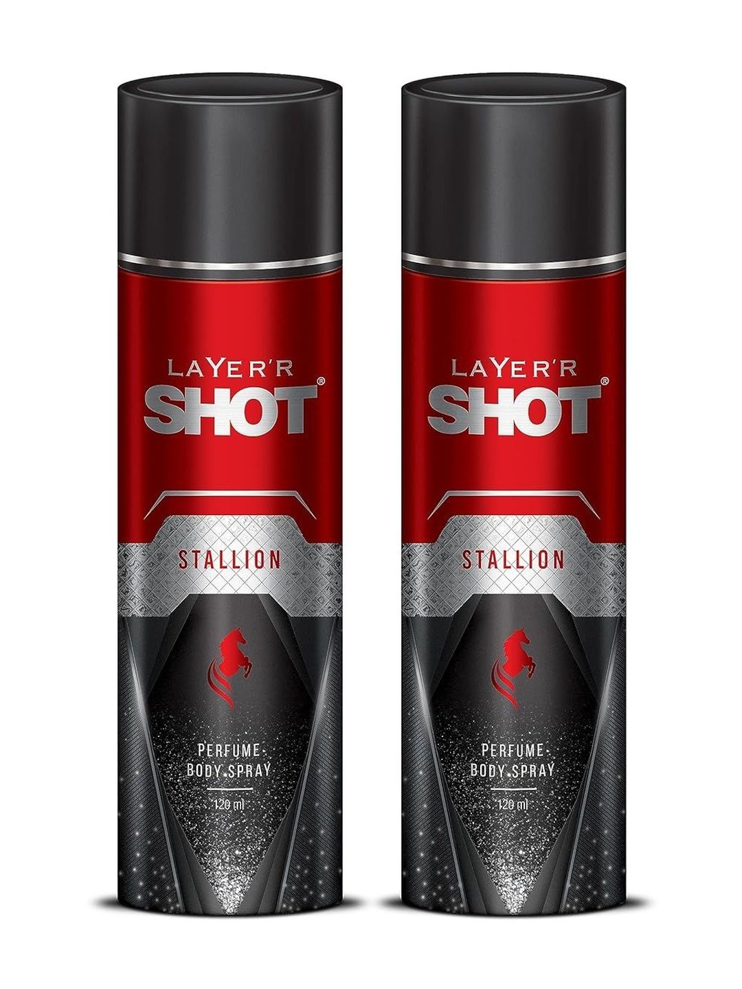 LAYER'R SHOT Set Of 2 Stallion Long Lasting Body Spray - 120 ml Each-picture-33