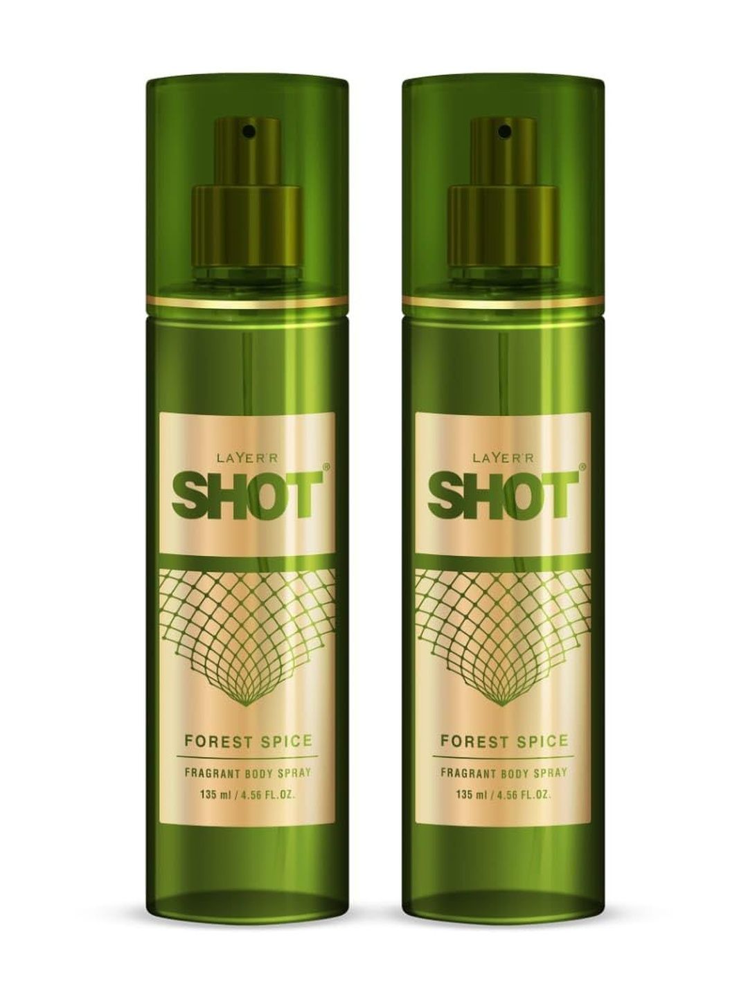 LAYER'R SHOT Set Of 2 Forest Spice Long Lasting Body Spray - 135 ml Each-picture-32