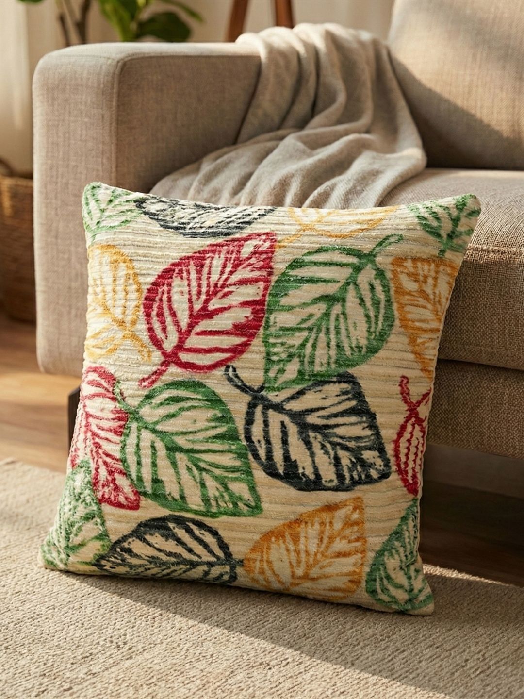 Kaleen India Multicoloured Square Cushion Covers-image-41