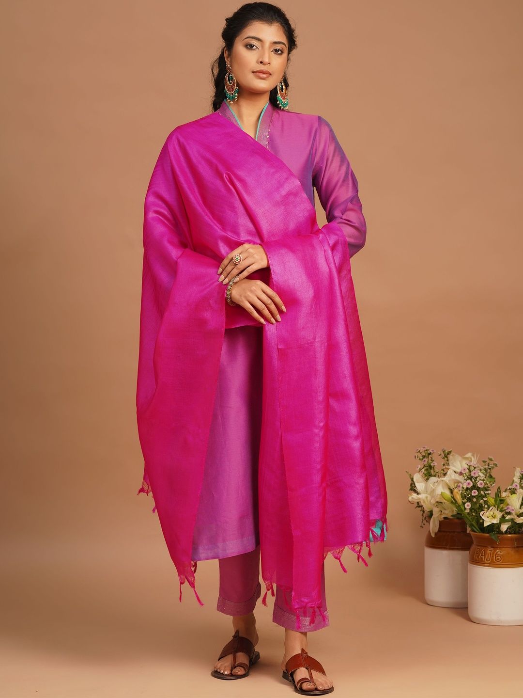 JAYPORE Woven Design Dupatta-picture-17