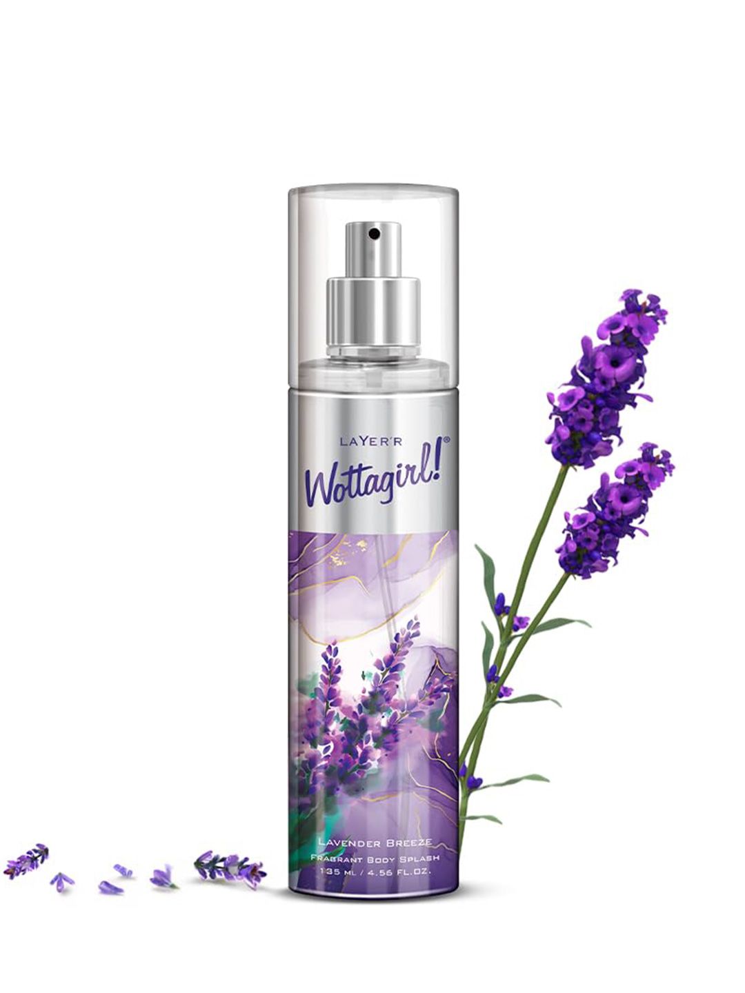 LAYER'R WOTTAGIRL! Women Lavender Breeze Body Spray- 135 ml-image-3