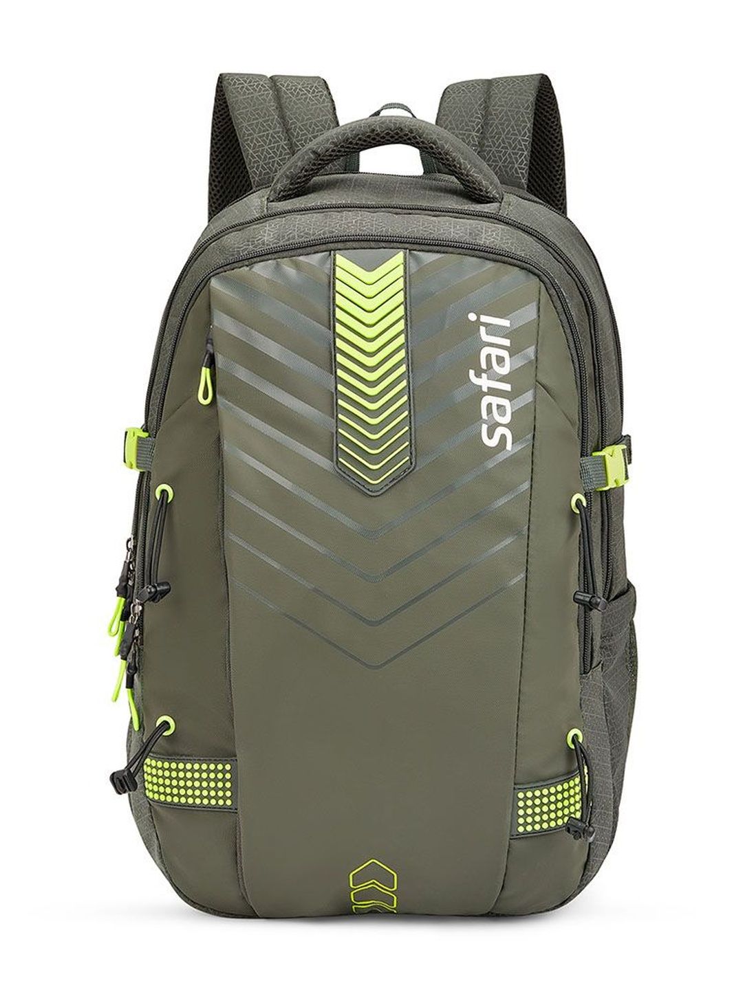 Safari Unisex Brand Logo Backpack with Compression Straps-picture-33