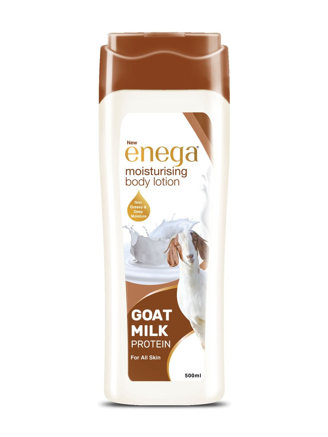 Enega Goat Milk Protein Moisturizing Body Lotion For Smooth & Soft Skin - 500 ml-image-1