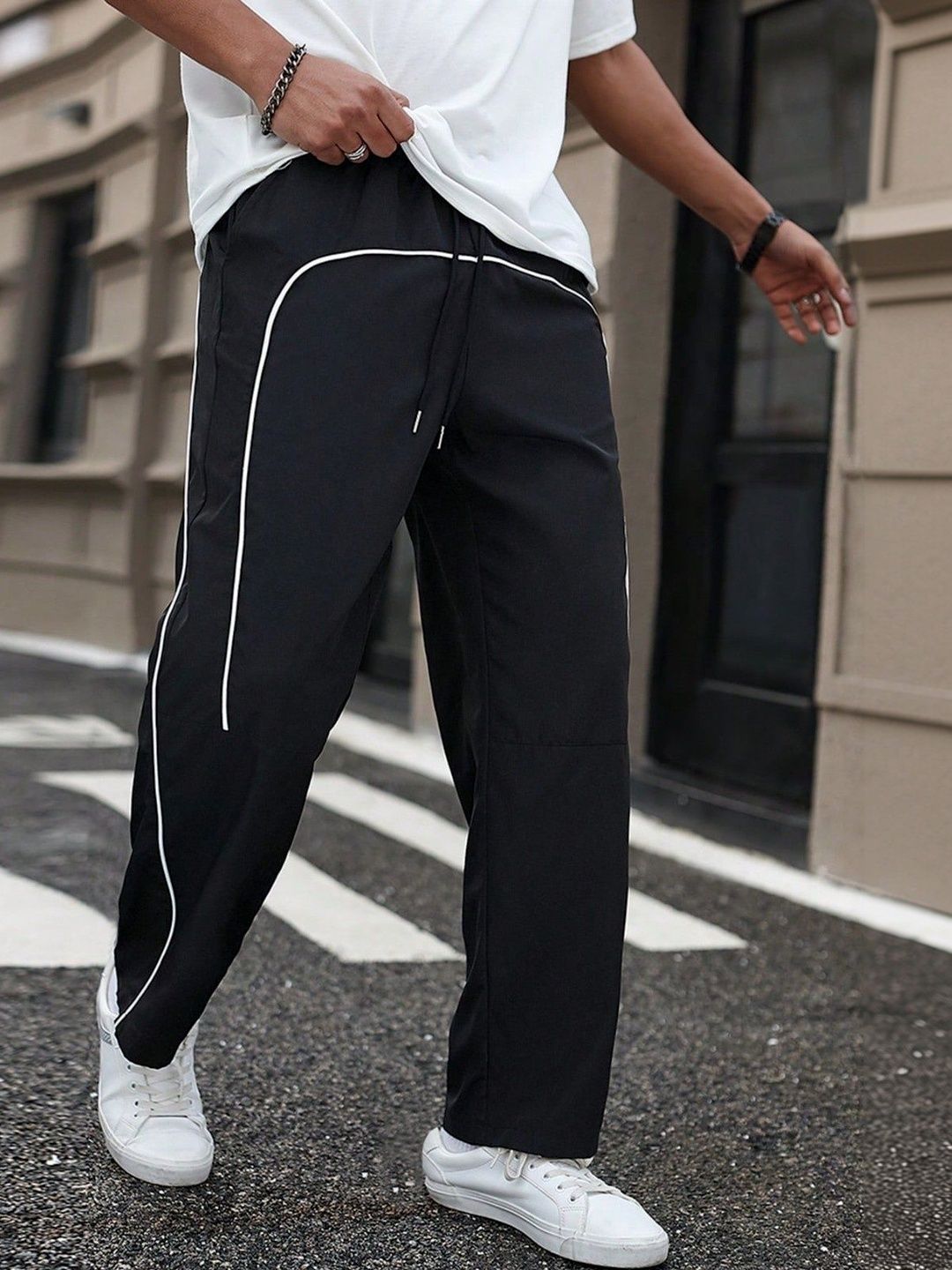 GENZILOOKS Men High-Rise Trousers-picture-16