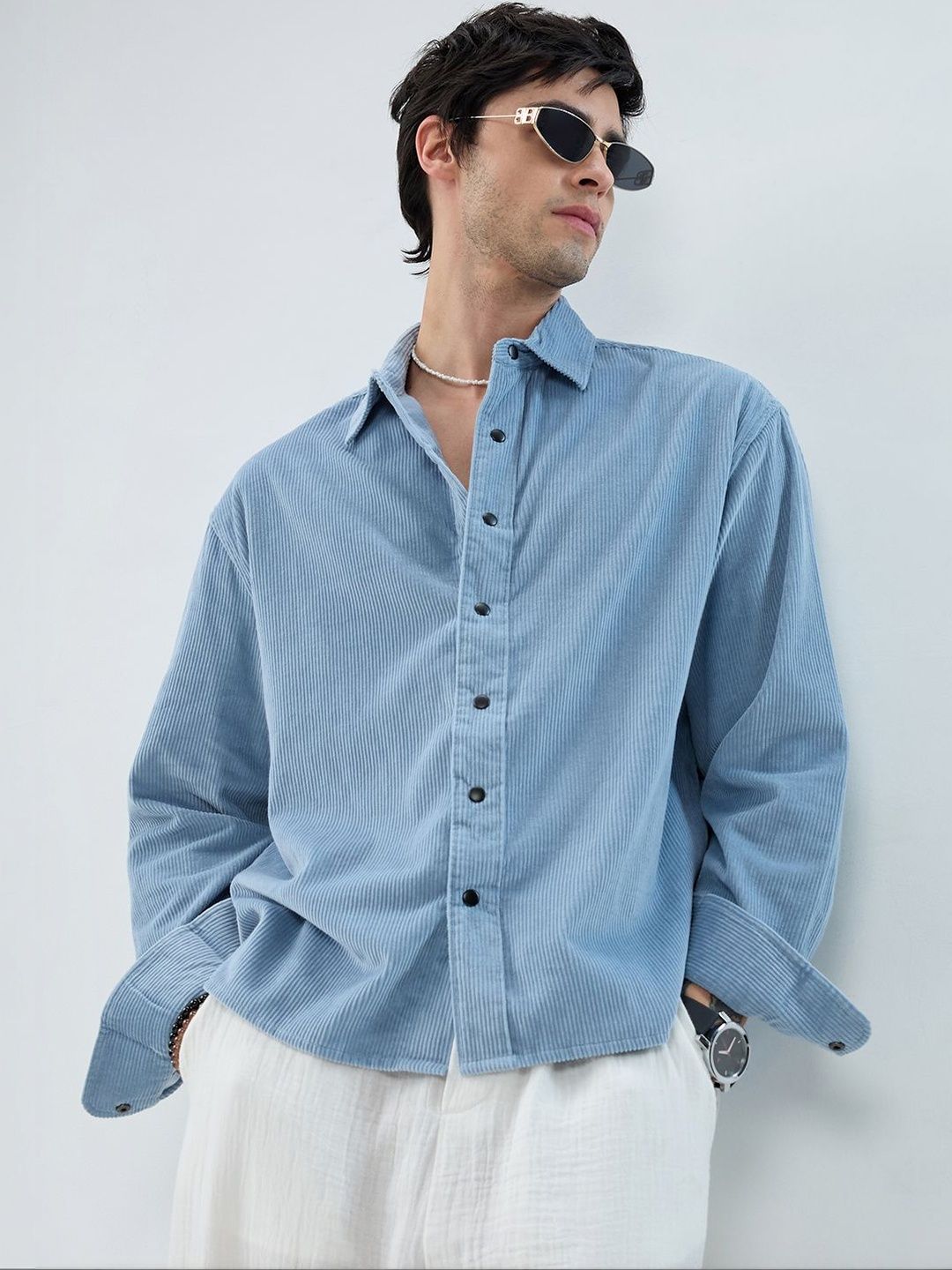 VASTRADO Men Classic Boxy Casual Shirt-picture-31