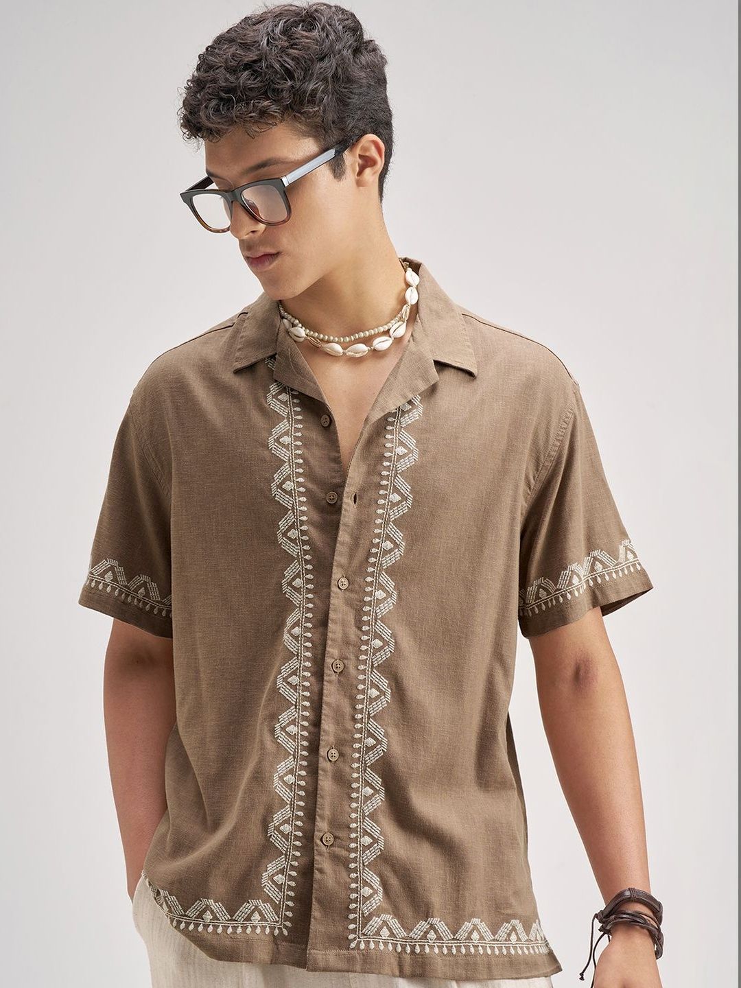 HIGHLANDER Men Printed Casual Shirt-picture-34