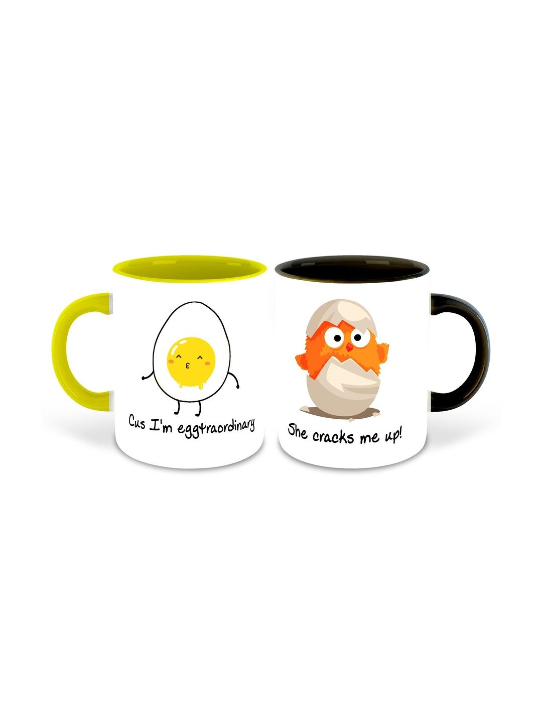 Whats Your Kick Multicoloured Printed Ceramic Glossy Mugs Set of Cups and Mugs-picture-22