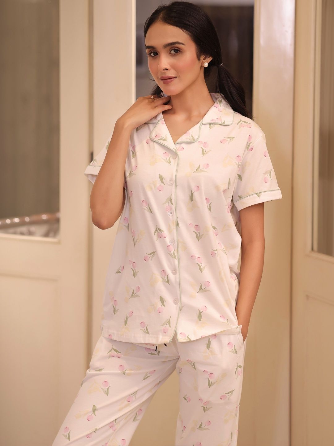 NAP STORY Women Printed Night suit-picture-16