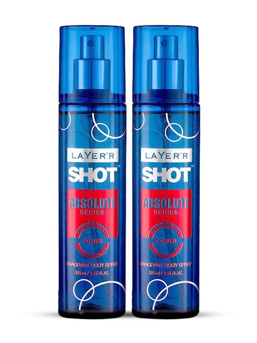 LAYER'R SHOT Set Of 2 Shot Absolute Series Power Long Lasting Body Spray - 135 ml Each-picture-36