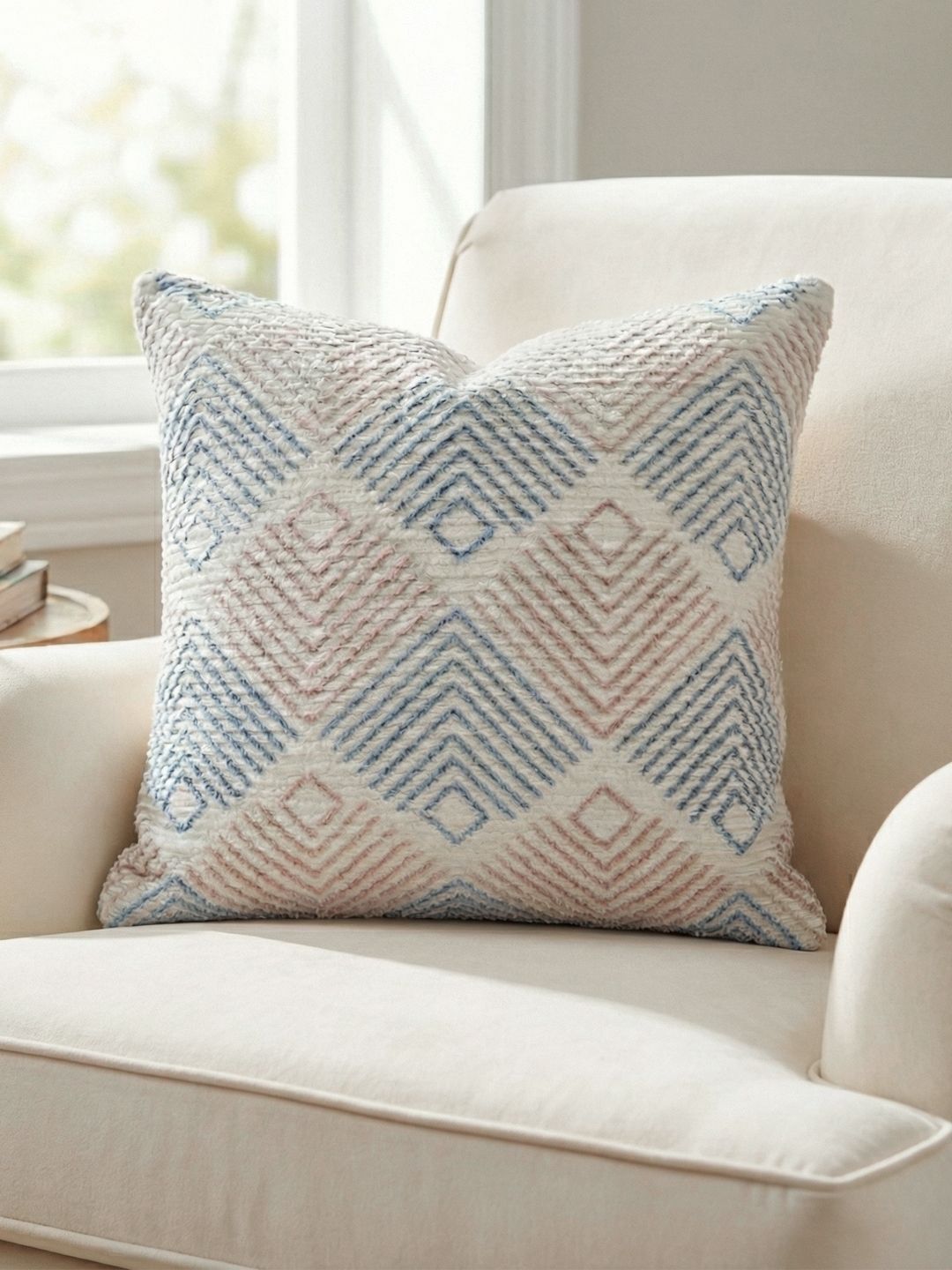 Kaleen India Multicoloured Geometric Square Cushion Covers-picture-14