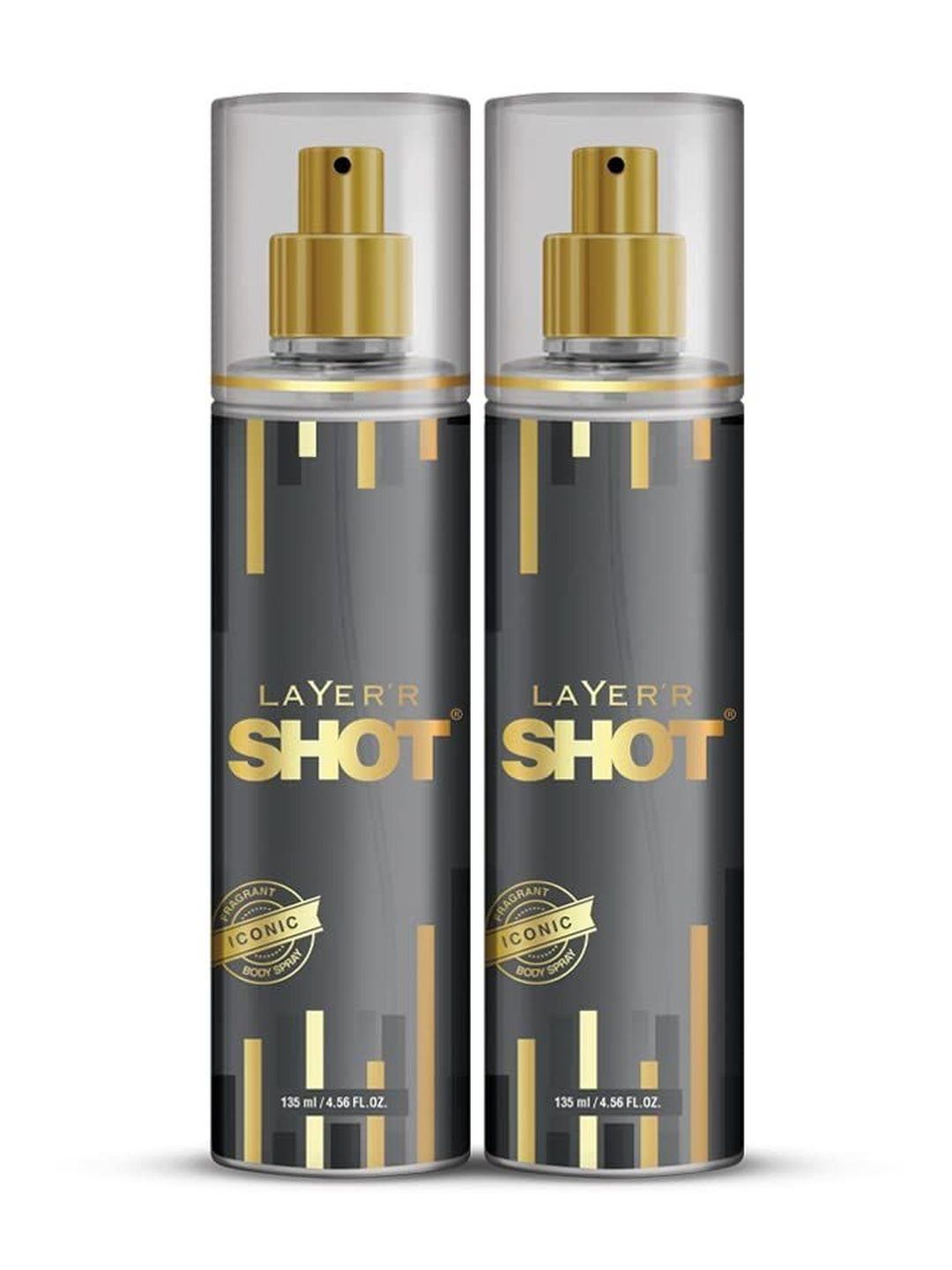 LAYER'R SHOT Set Of 2 Iconic Long Lasting Body Spray - 135 ml Each-picture-30