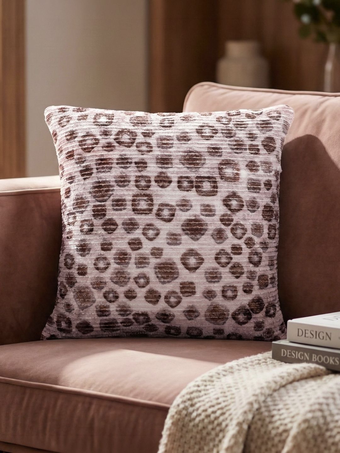 Kaleen India Unisex Brown Polyester Cushion Covers-picture-10