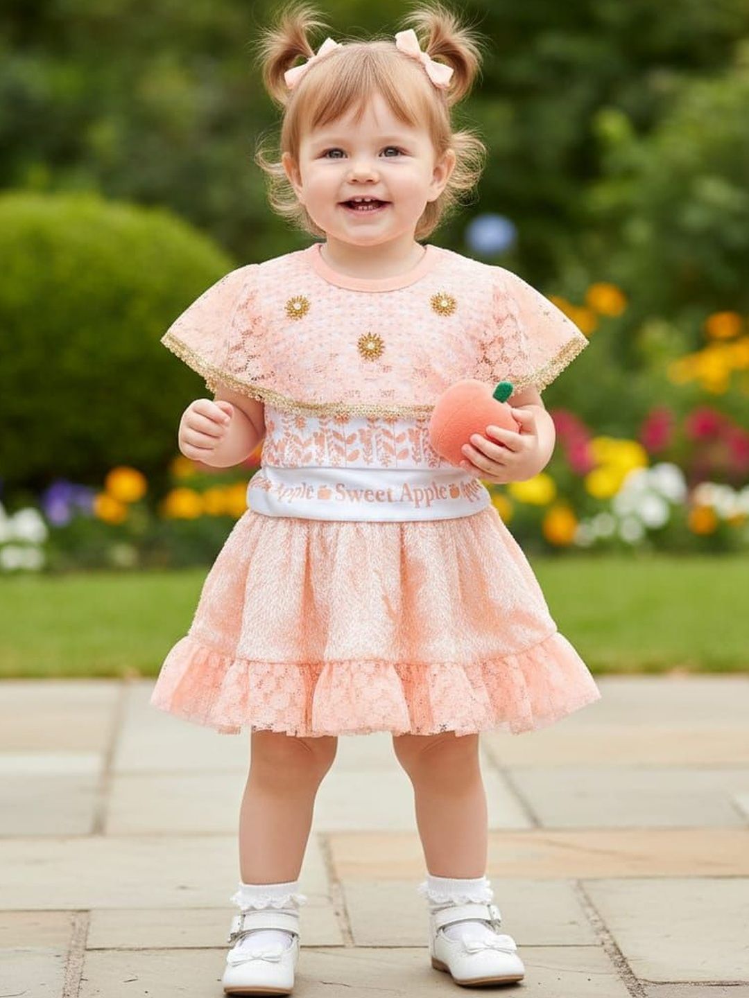 NEW GEN Girls Embellished Top with Skirt-image-48