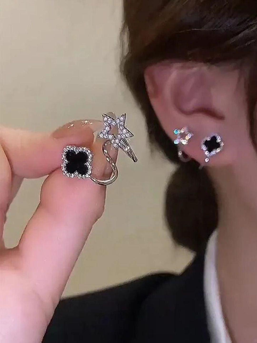 Samridhi DC Star Shaped Drop Earrings-picture-23