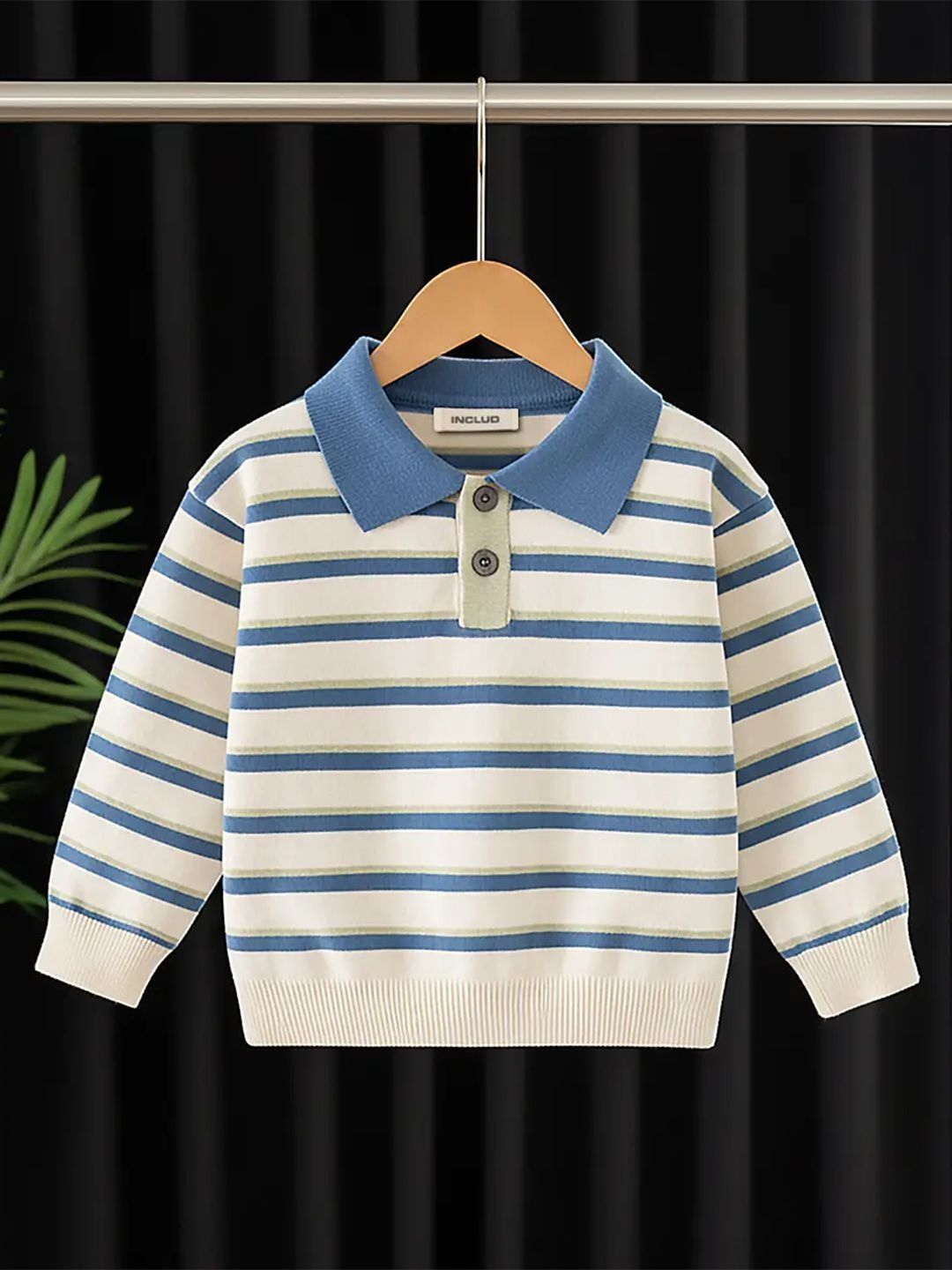 INCLUD Boys Striped Pullover deal from myntra INCLUD Boys Striped Pullover deal from myntra