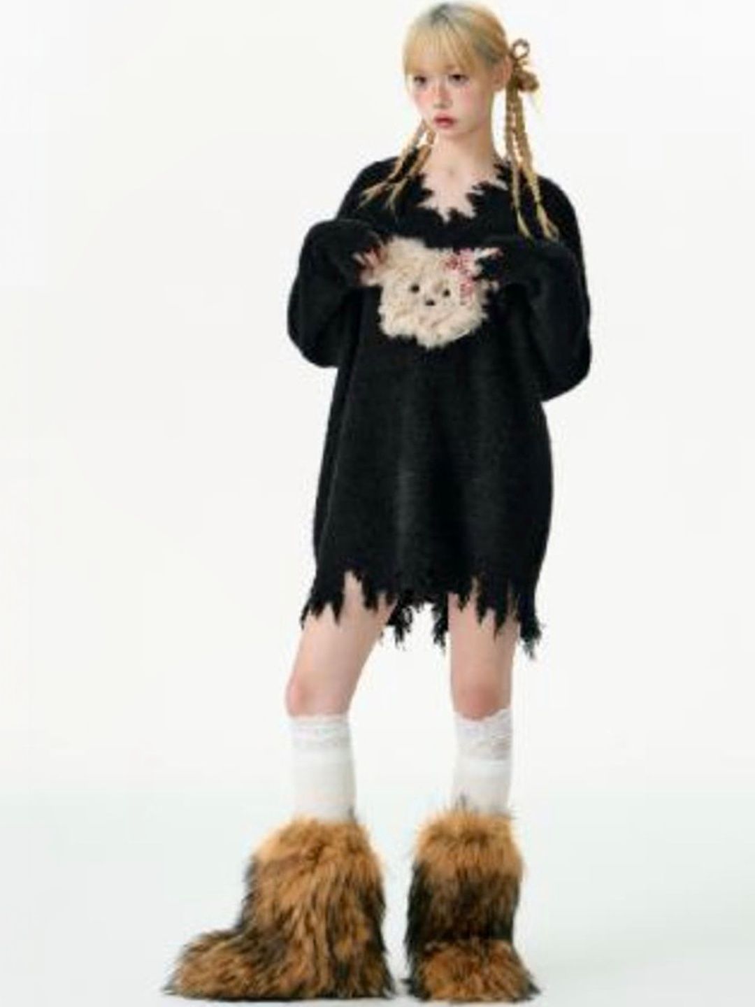 LULU & SKY Women Humour and Comic Longline Pullover-image-31