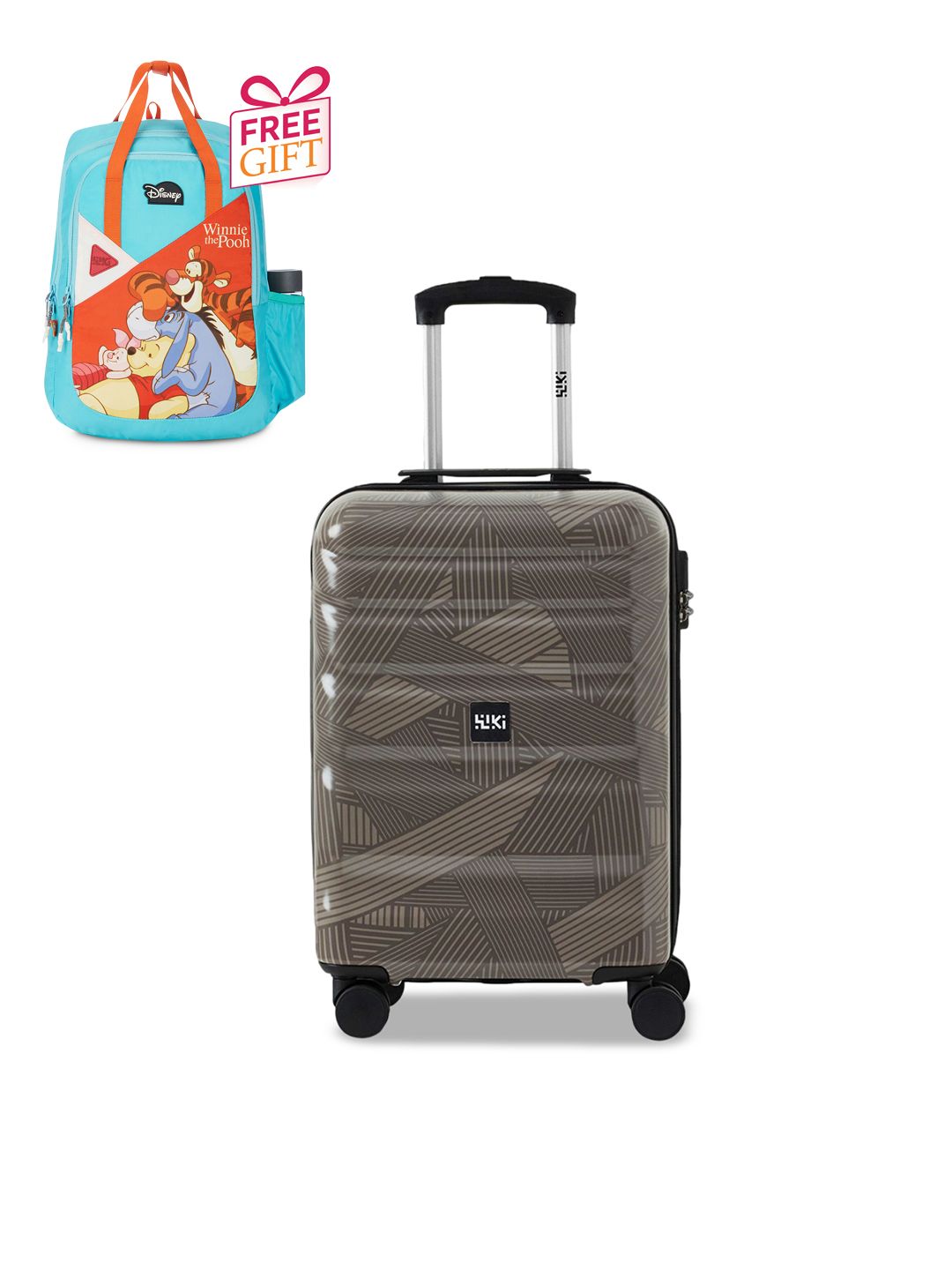 Wildcraft Streak Textured Hard-Sided Medium Trolley Suitcase with Free Backpack-picture-17