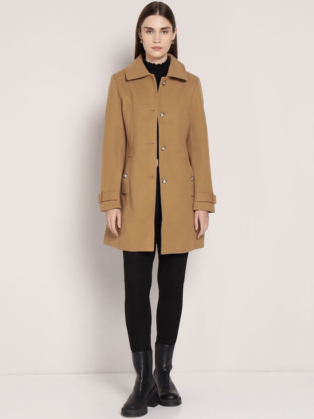 COVER STORY Long Sleeved Longline Overcoat-image-32