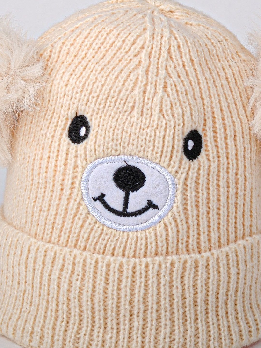 DukieKooky Unisex Kids Embroidered Woollen Beanie-picture-39