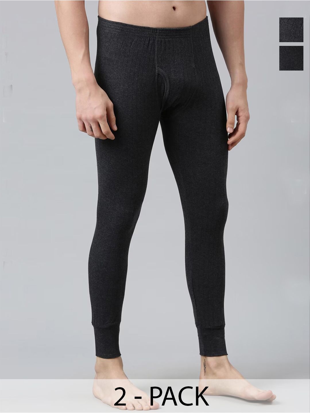 AMUL COMFY Pack of 2 Mid-Rise Thermal Bottoms-picture-41