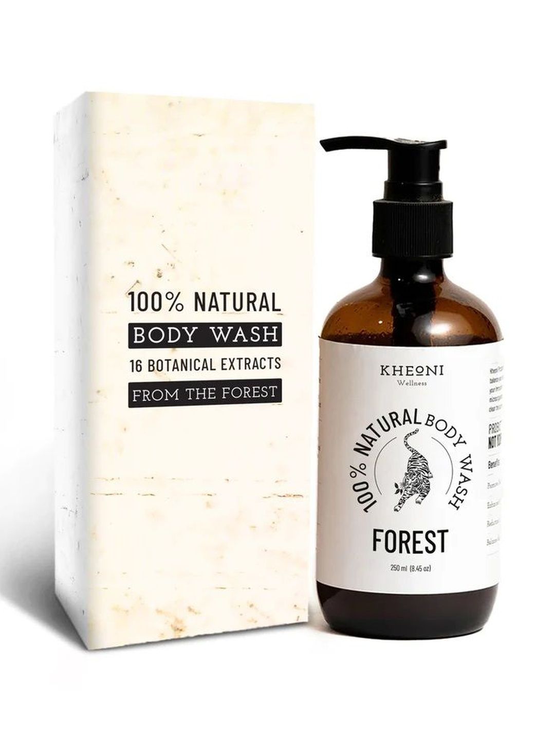 Kheoni Forest 100% Natural Body Wash with 16 Botanical Extracts & Essential Oils - 250ml-image-3