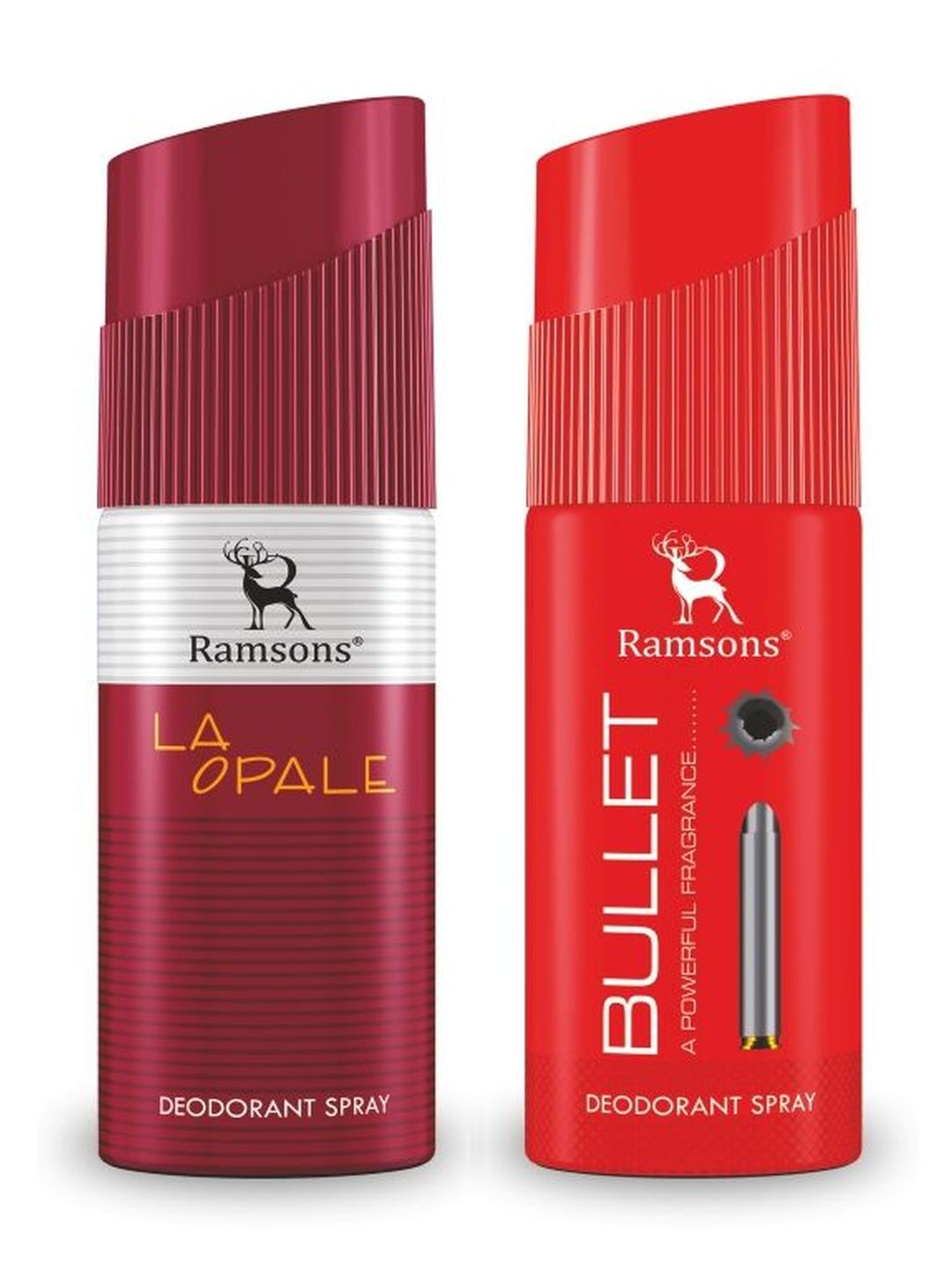 Ramsons Set Of 2 La Opale & Bullet Deodorant Spray - 40 ml Each