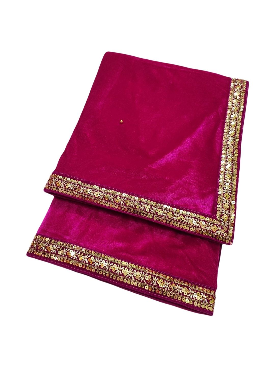 Navti Creations Embroidered Velvet Dupatta with Beads and Stones-picture-52