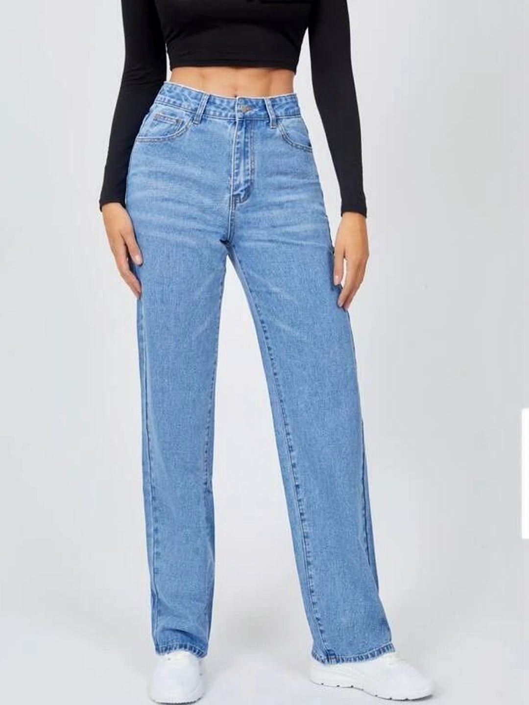 GENZILOOKS Women Mid-Rise Light Fade Jeans-picture-26