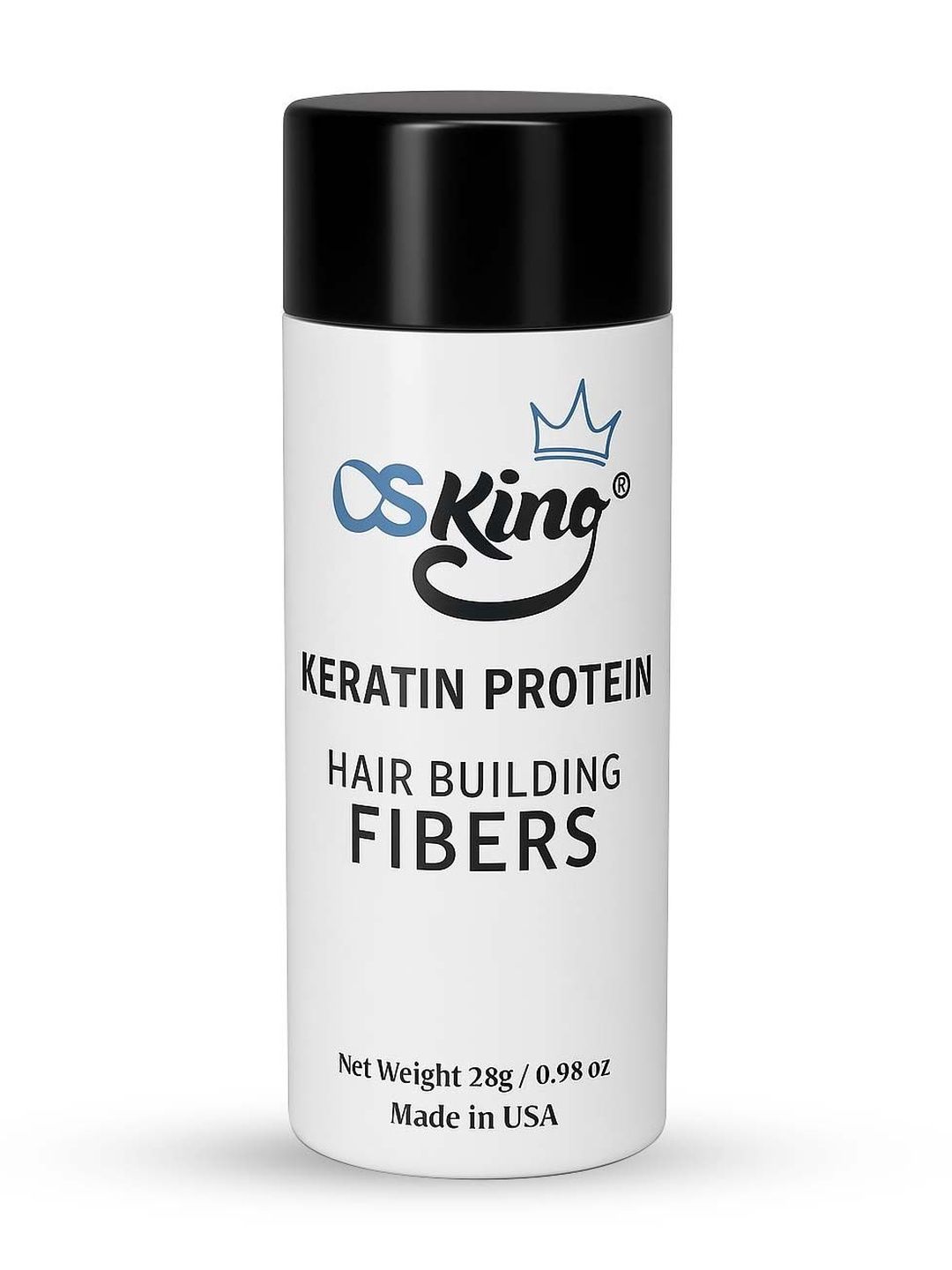Osking Hair Concealer Keratin Powder- 28 g- Medium Brown-image-0