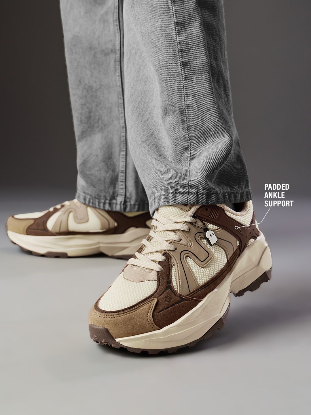 The Souled Store Men Colourblocked Suede Sneakers-picture-26
