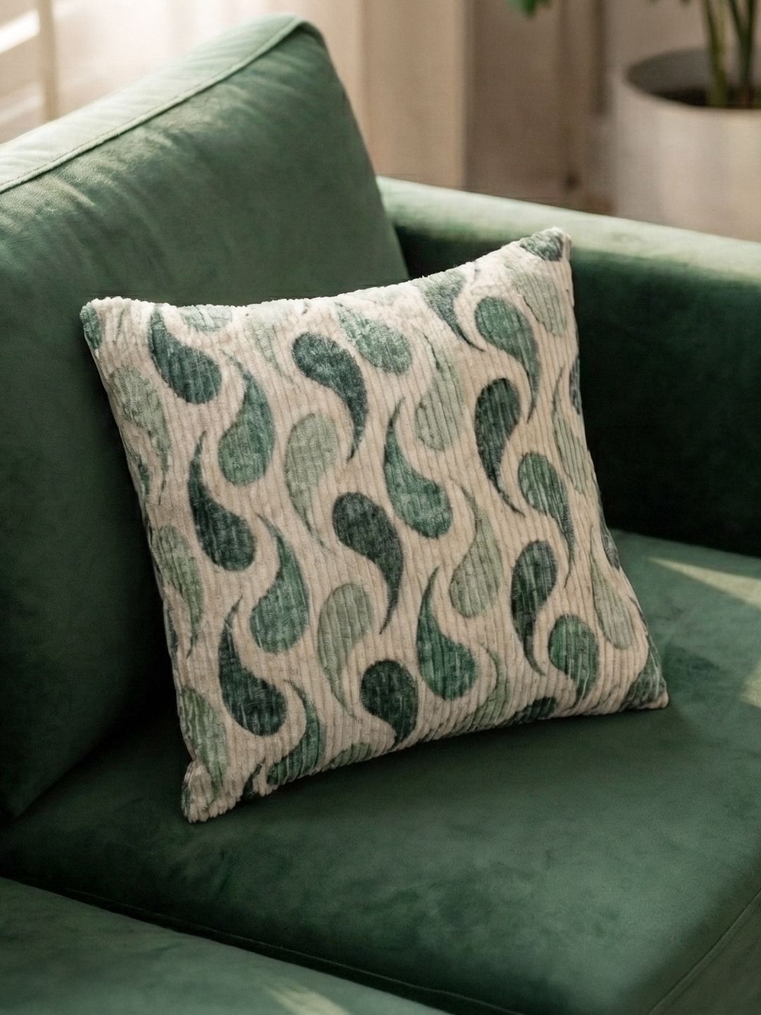 Kaleen India Green Square Cushion Covers-picture-53