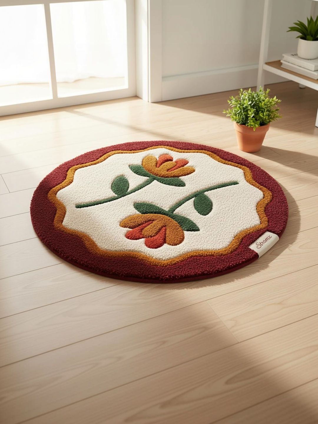 StromX Brown & White Textured Anti-Skid Doormats-image-10