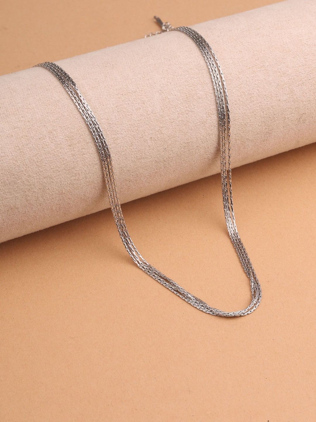 PALMONAS Rhodium-Plated Necklace-picture-24