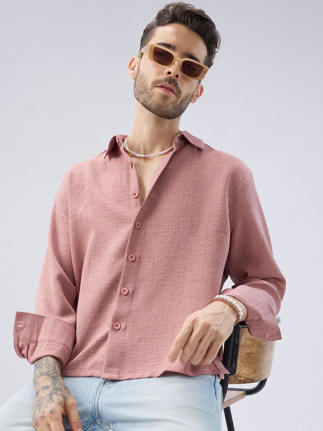 VASTRADO Men Classic Boxy Casual Shirt-picture-40