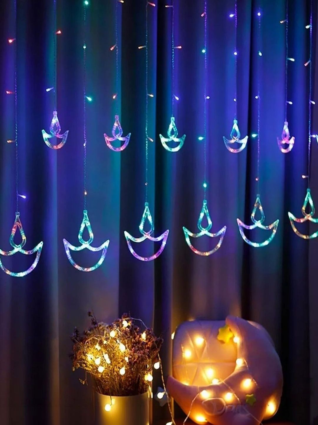 PMW Diya Shape Blub LED String Lights-image-39
