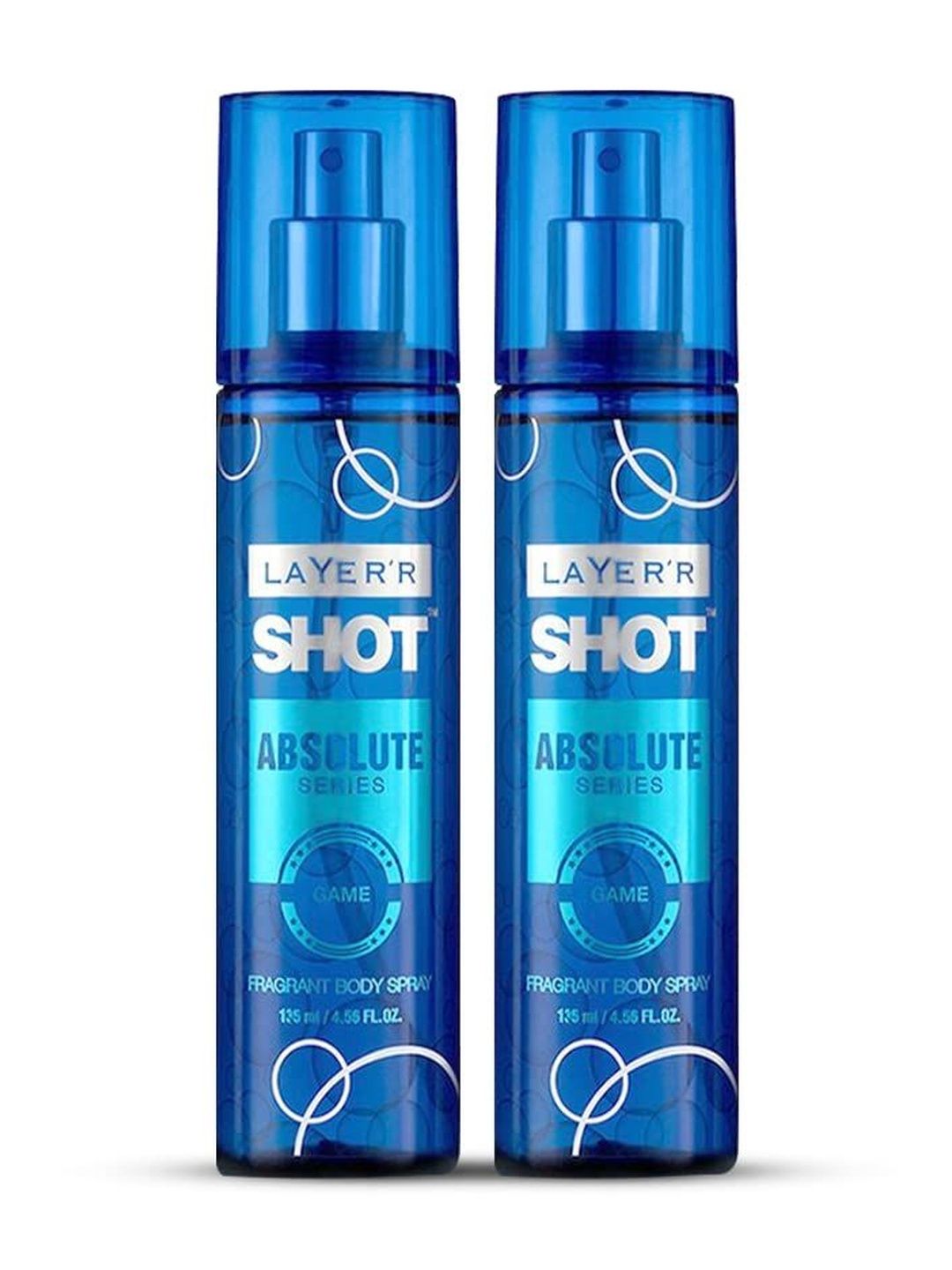 LAYER'R SHOT Set Of 2 Shot Absolute Series Game Long Lasting Body Spray - 135 ml Each-picture-37