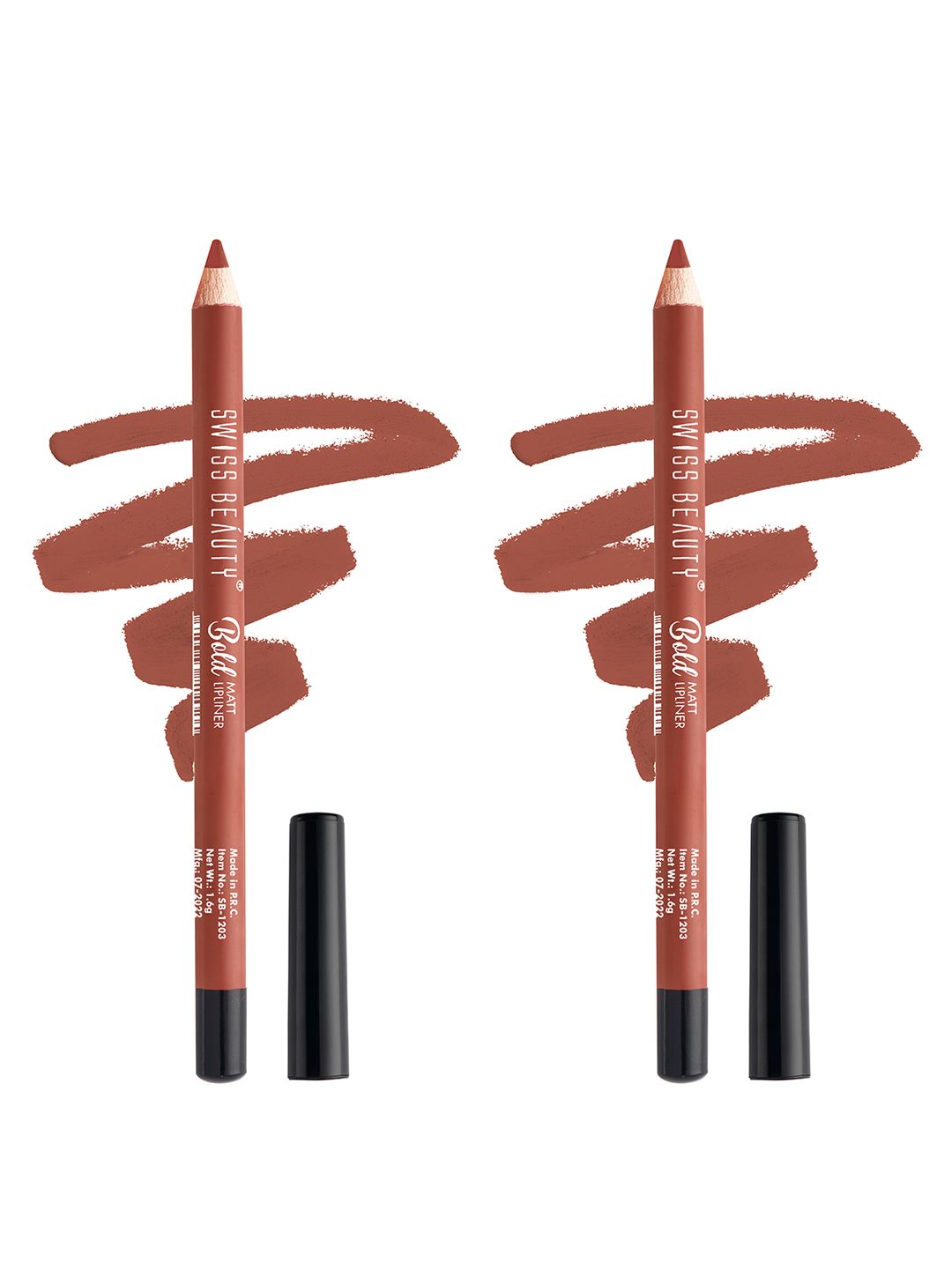 SWISS BEAUTY Set of 2 Bold Matt Matte Finish Lip Liner Pencil - Bobby Brown 14-picture-30