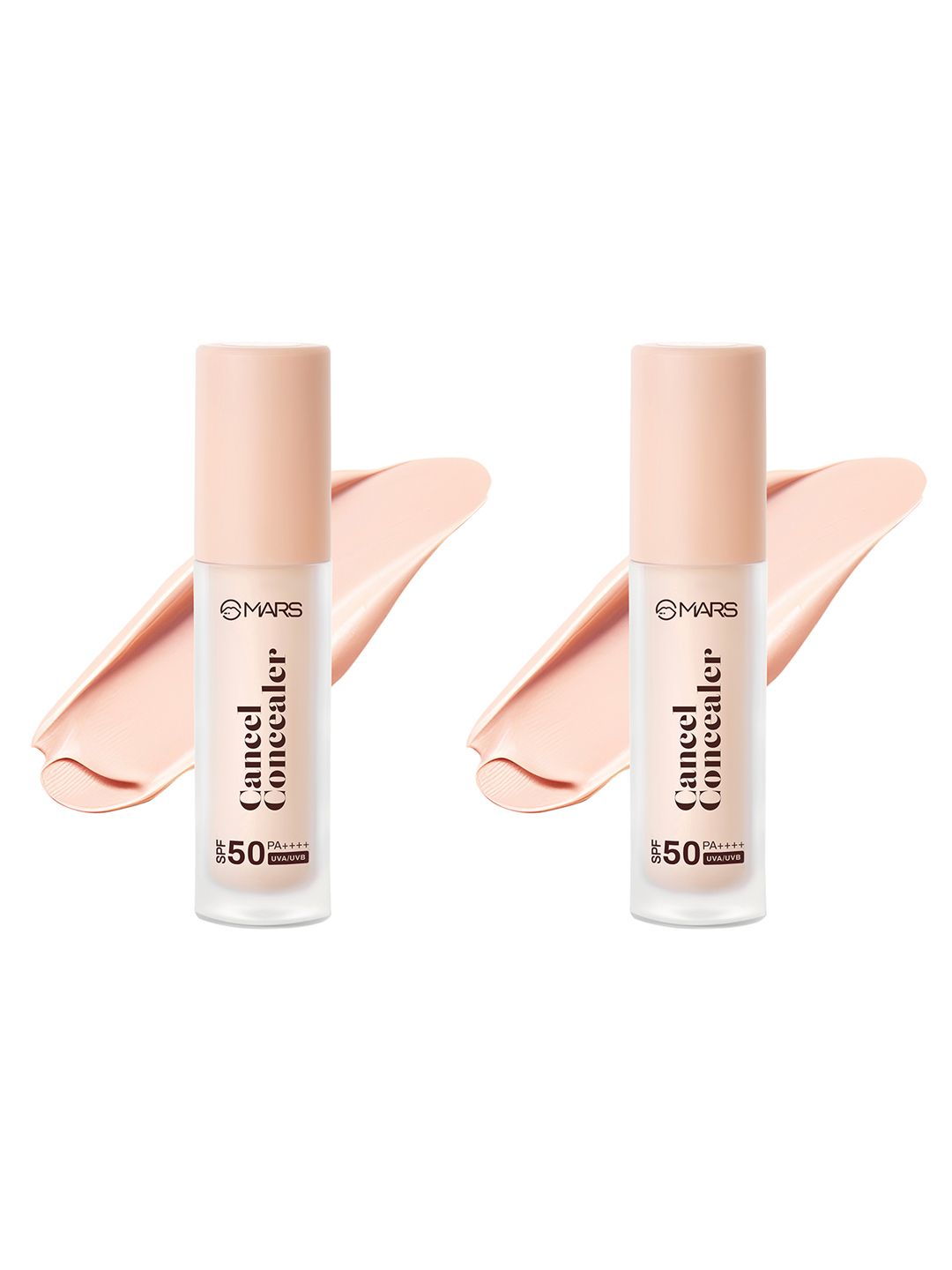 MARS Set Of 2 SPF50 PA++++ Cancel Concealer with Radiant Finish 6ml Each - Ivory Veil 01-image-45