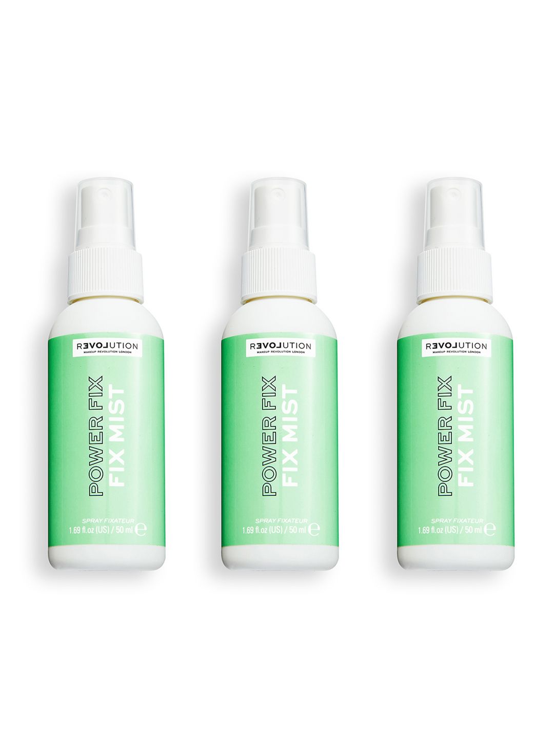 RELOVE Makeup Revolution London Set of 3 Power Fix Mist - 50 ml each-picture-13