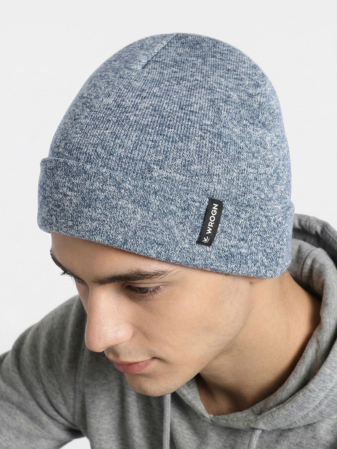 WROGN Unisex Melange Pattern Beanie-picture-58