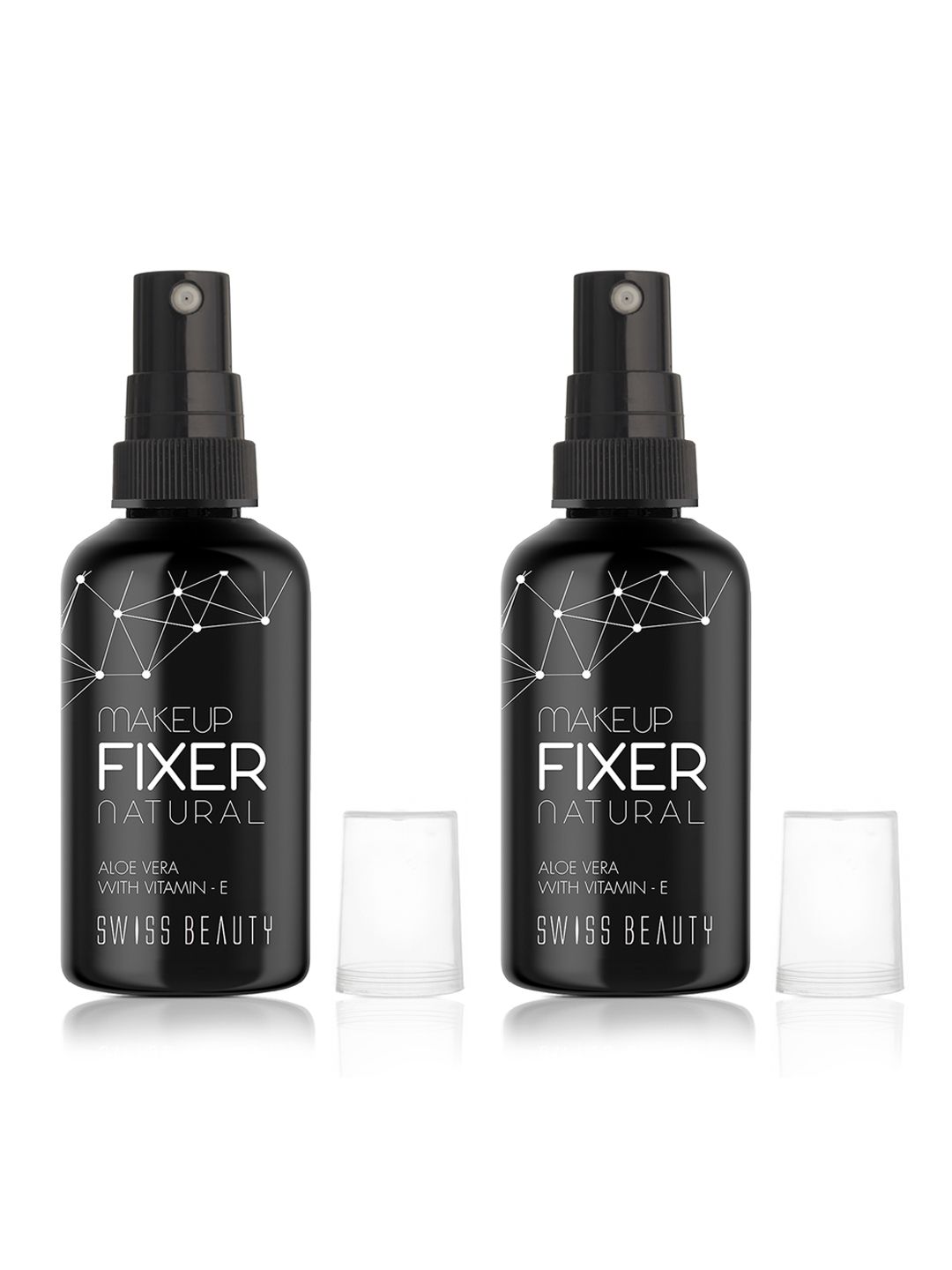 SWISS BEAUTY Set of 2 Makeup Fixer Natural Spray With Aloe Vera & Vitamin E - 50ml each-image-27