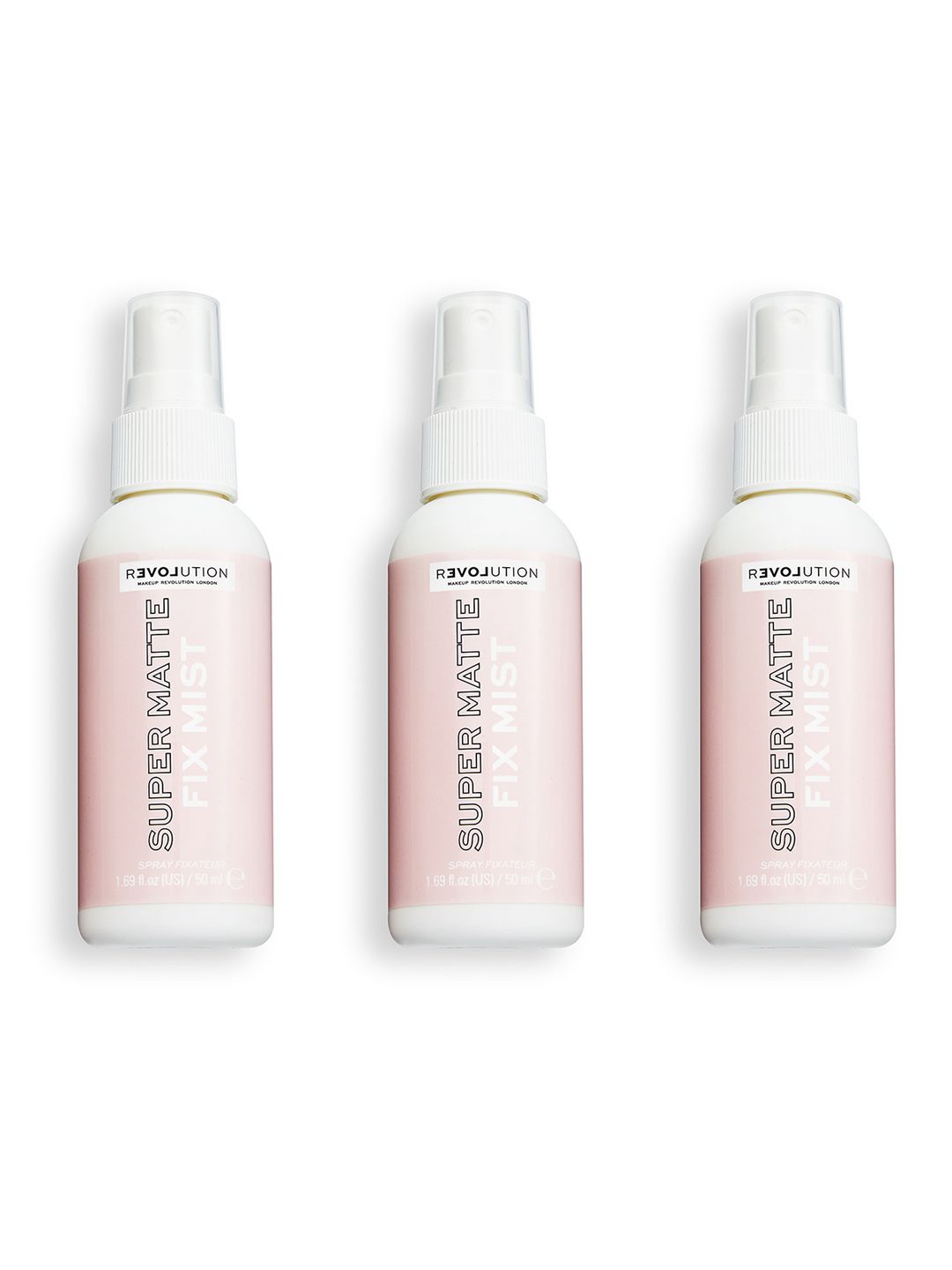 RELOVE Makeup Revolution London Set of 3 Super Matte Fix Mist - 50 ml each-picture-11