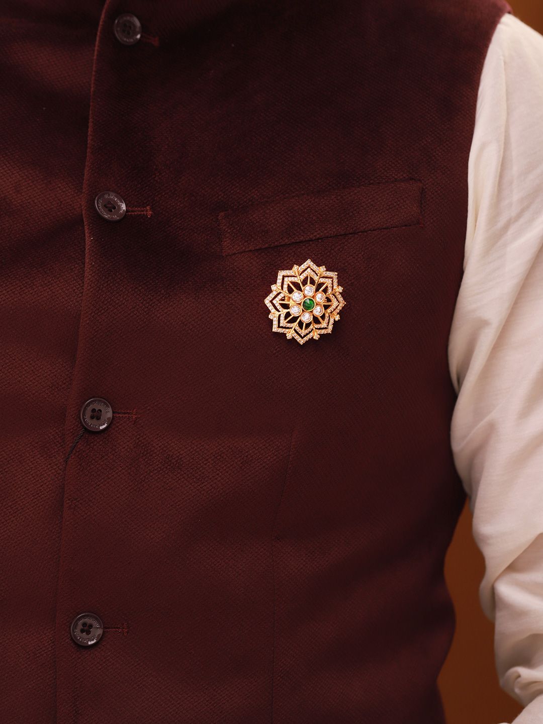 voylla Kings of Rajasthan Rajveer Brooch-picture-8